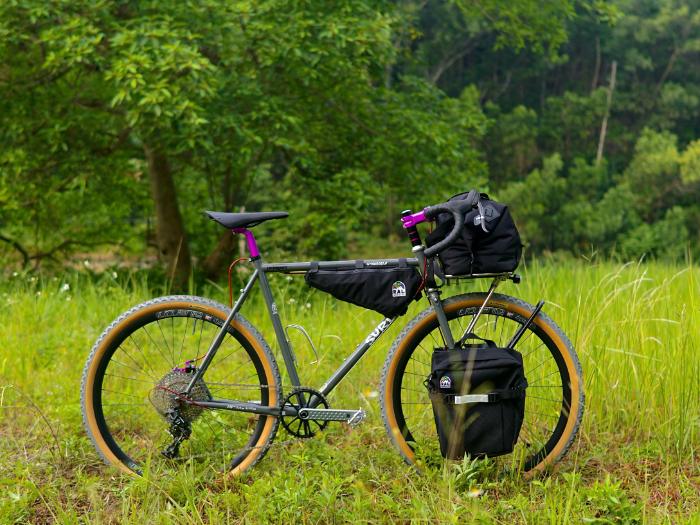 Surly Straggler in a field