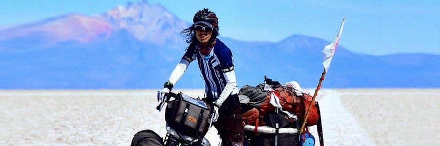 Ryohei on the salt flats