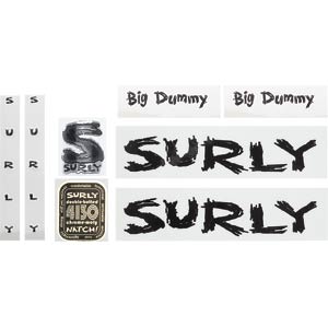 Big Dummy Decal Set, black