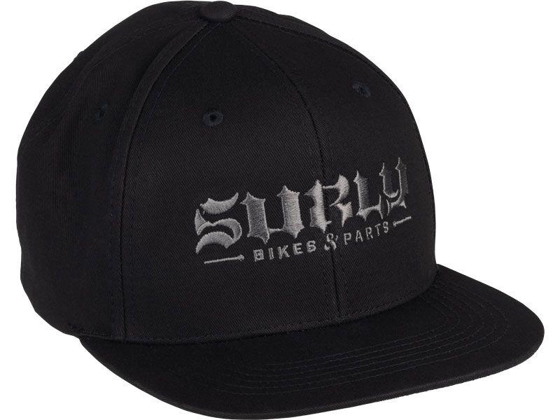 Surly Born To Lose Snapback Hat, black, on white background