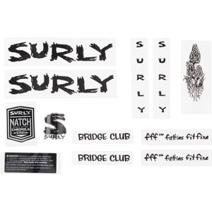 Bridge Club Decal Set, black