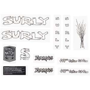 Krampus Decal Set, white