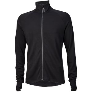 Surly Men's Merino Wool Long Sleeve Jersey, Black