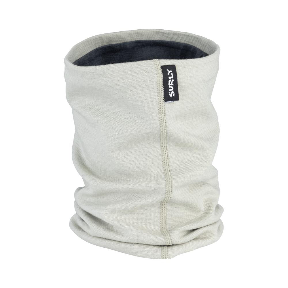 Surly Merino Neck Gaiter: Tan/Gray One Size