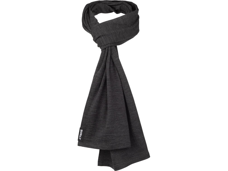 Surly Merino Wool Scarf: Gray Stripe, One Size