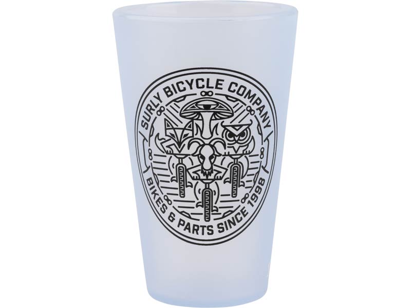 Surly Monster Squad Silicone Pint - front Glass