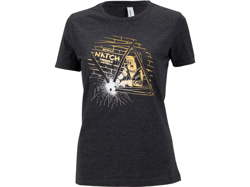 Surly Natch T-Shirt, dark gray, Women's