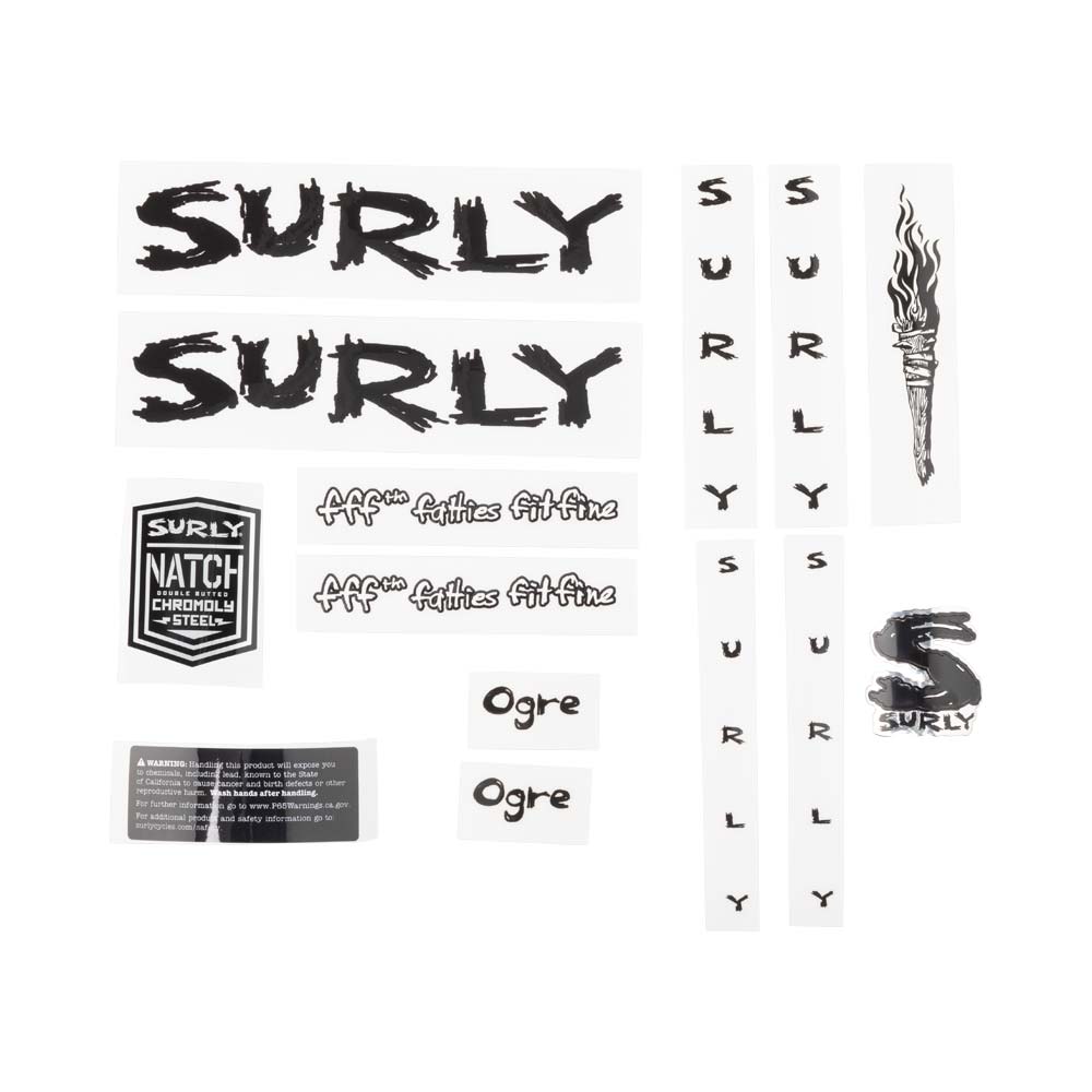 Ogre Decal Set, black