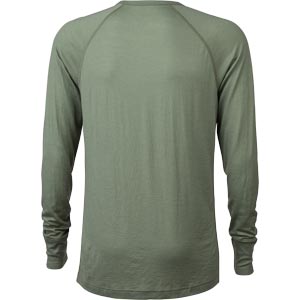 Surly Raglan Shirt Sage Green, back on white background