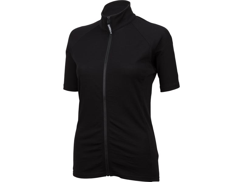 Surly Women's Merino Wool Short Sleeve Jersey, Black