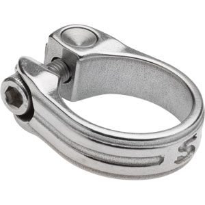 Surly New Stainless Seatpost Clamp 33.1mm Silver