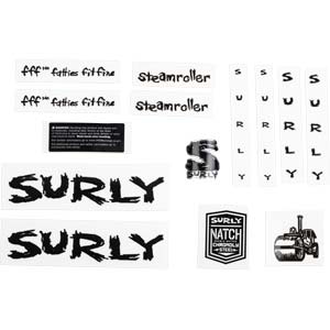 Steamroller Decal Set, black