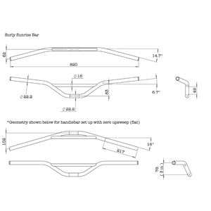 Surly Sunrise Handlebar Geometry