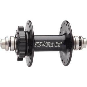 Surly Ultra New Front Disc Hub, 32h, Black